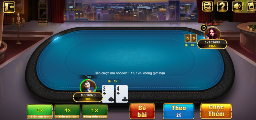 Chơi game bài Poker FB68 trực tuyến